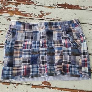 American eagle patchwork mini skirt